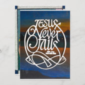 JESUS Faalt Nooit Kaart (Voorkant / Achterkant)