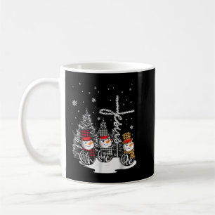 Jesus Faith Hope Love Snowman Kerstmis Christelijk Koffiemok