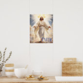 Jesus Faith Poster (Keuken)