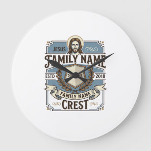 Jesus familienaam Crest Jesus familienaam Crest Ch Grote Klok