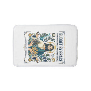 Jesus Financiële Vrede Schuld Vrij Reis T-shirt Ch Badmat