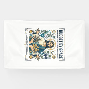 Jesus Financiële Vrede Schuld Vrij Reis T-shirt Ch Spandoek