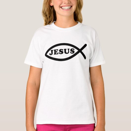 Jesus Fish 2 T-shirt (Voorkant)