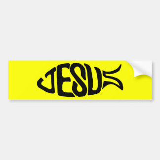 Jesus Fish Bumpersticker