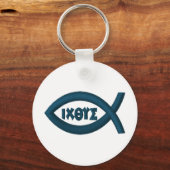 Jesus Fish Christelijk Symbool Sleutelhanger (Voorkant)