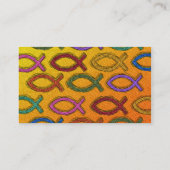 JESUS FISH DESIGN VISITEKAARTJE (Achterkant)