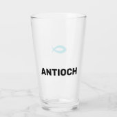 JESUS FISH GLAS (Achterkant)