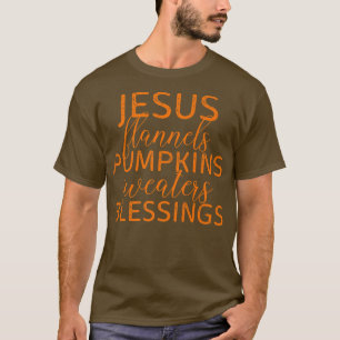 Jesus Flannels Pumpkins Sweaters Blessings Herfst