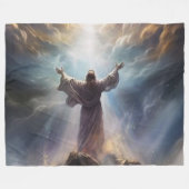 JESUS FLEECE DEKEN (Voorkant (Horizontaal))