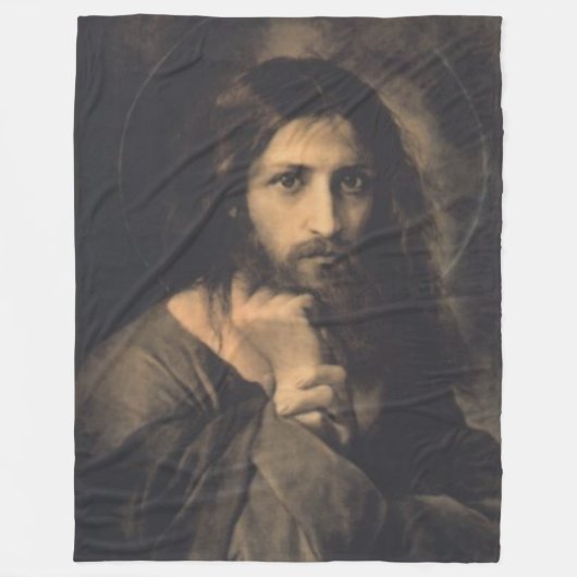 JESUS FLEECE DEKEN (Voorkant)