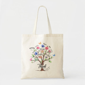 Jesus Flower Butterfly Faith Christelijke Filippij Tote Bag