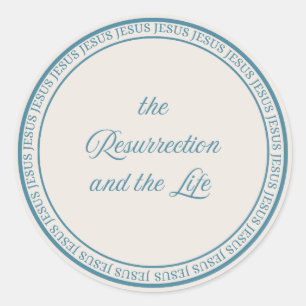 Jesus - Flush Seal Large Ronde Sticker