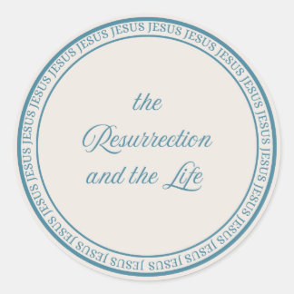 Jesus - Flush Seal Large Ronde Sticker