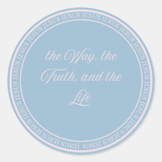Jesus - Flush Seal Large Ronde Sticker