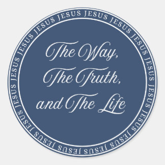Jesus - Flush Seal Ronde Sticker