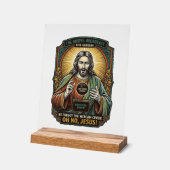Jésus Fond noir Webcam oubliée Couverture Virtuell (Angle)