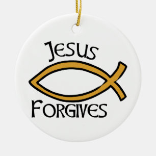 Jesus Forgave Keramisch Ornament