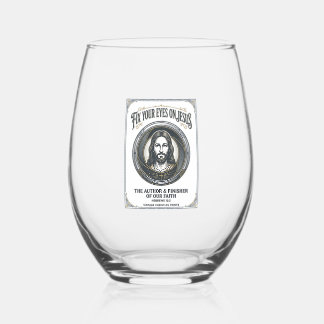 Jesus Fotografie Moeder Familie Fotograaf Vintage  Wijnglas Zonder Voet
