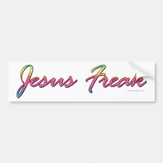 Jesus Freak 2 Bumpersticker (Voorkant)