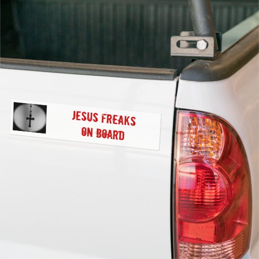 Jesus Freak Bumpersticker (Op Truck)