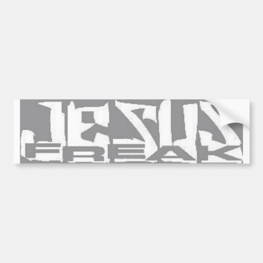 jesus freak bumpersticker (Voorkant)