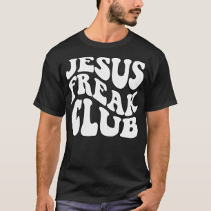 Jesus Freak Club retro trendy kleding Christelijk T-shirt