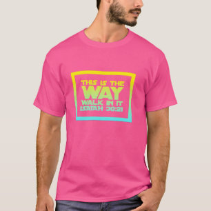 Jesus freak dit is de weg, loop erin Christelijk g T-shirt