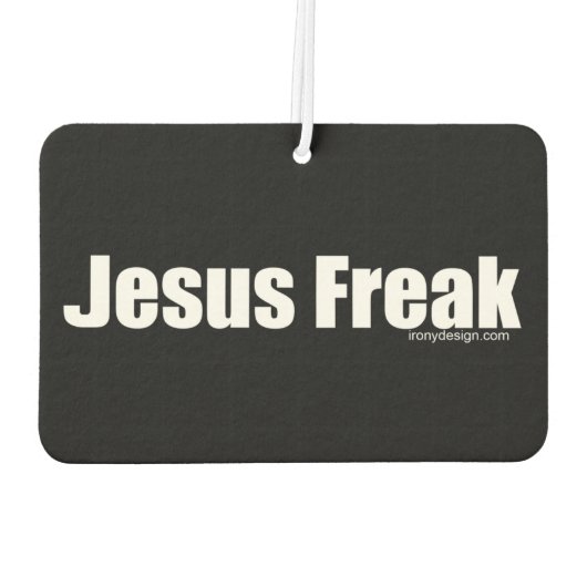 Jesus Freak Luchtverfrisser (Achterkant)