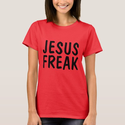 JESUS FREAK, t-shirts chrétiens (Devant)