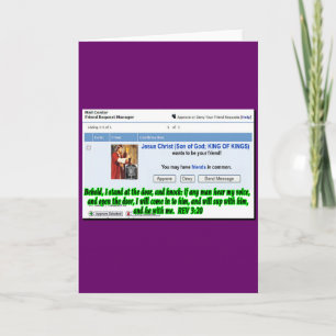 Jesus Friend Request