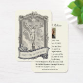 Jesus Funeral Memorial Prayer Heilige Kaart (Bureau)