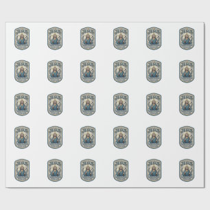 Jesus Geborduurd Patch Kijk Jezus Geborduurde Patc Cadeaupapier