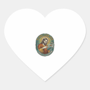 Jesus Gebroken Dubbelklikken Muis IT Kantoor Tech Hart Sticker