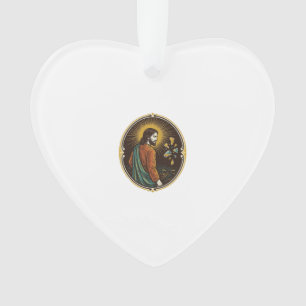 Jesus Gebroken Glas Dansvloer Feest Gevaar Club H Ornament