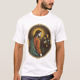 Jesus Gebroken Glas Dansvloer Feest Gevaar Club H T-shirt