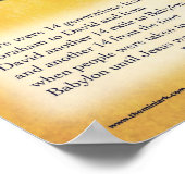 Jesus Genealogie Poster (Hoek)