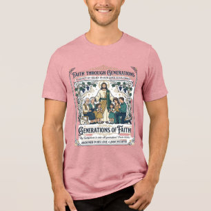 Jesús Genealogie Stamboom T-shirt Op geloof gebase