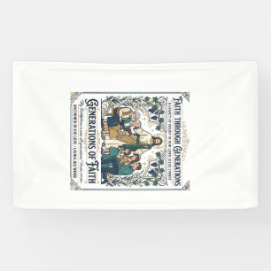 Jesús Genealogie Stamboom T-shirt Op geloof gebase Spandoek