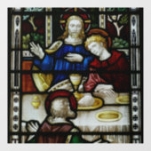 JESUS GLAS IN LOOD WINDOW CLING RAAMSTICKER (Vel)