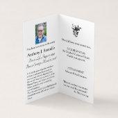 Jesus Goede Herder Religieuze Begrafenis Heilige K Visitekaartjes (Binnen)