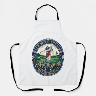 Jesus Golf Shirt Gebedsgebaseerd ontwerp_1 Schort