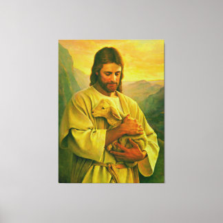 Jesus Good Shepherd Canvas Afdruk