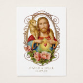 Jesus Good Shepherd Catholique Mariage Carte de pr (Devant)