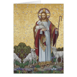 Jesus Good Shepherd Religieuze Mosaic