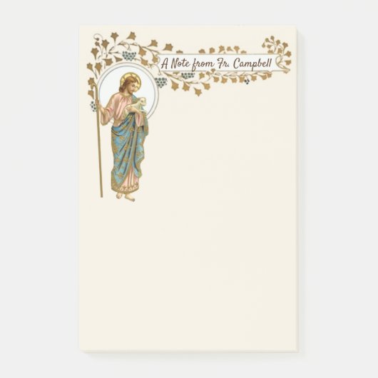Jesus Good Shepherd  Religieuze Psalm Post-it® Notes (Voorkant)
