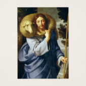 Jesus Good Shepherd Souls in purgatory Prayer Visitekaartje (Voorkant)