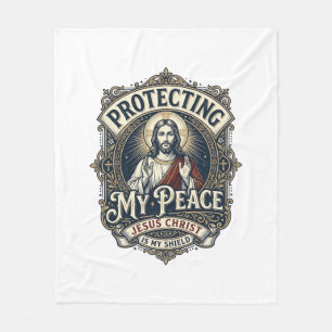 Jesus Grenzen Zelfrespect T-shirt Op geloof gebase Fleece Deken