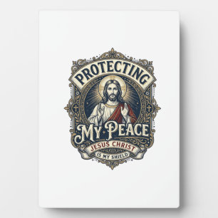 Jesus Grenzen Zelfrespect T-shirt Op geloof gebase Fotoplaat