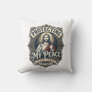 Jesus Grenzen Zelfrespect T-shirt Op geloof gebase Kussen