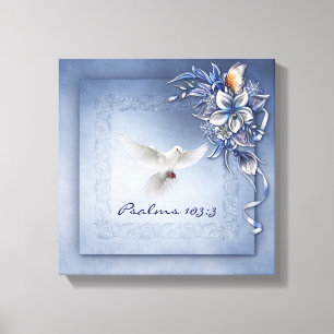 Jésus guérit la toile enveloppée Premium (Gloss)